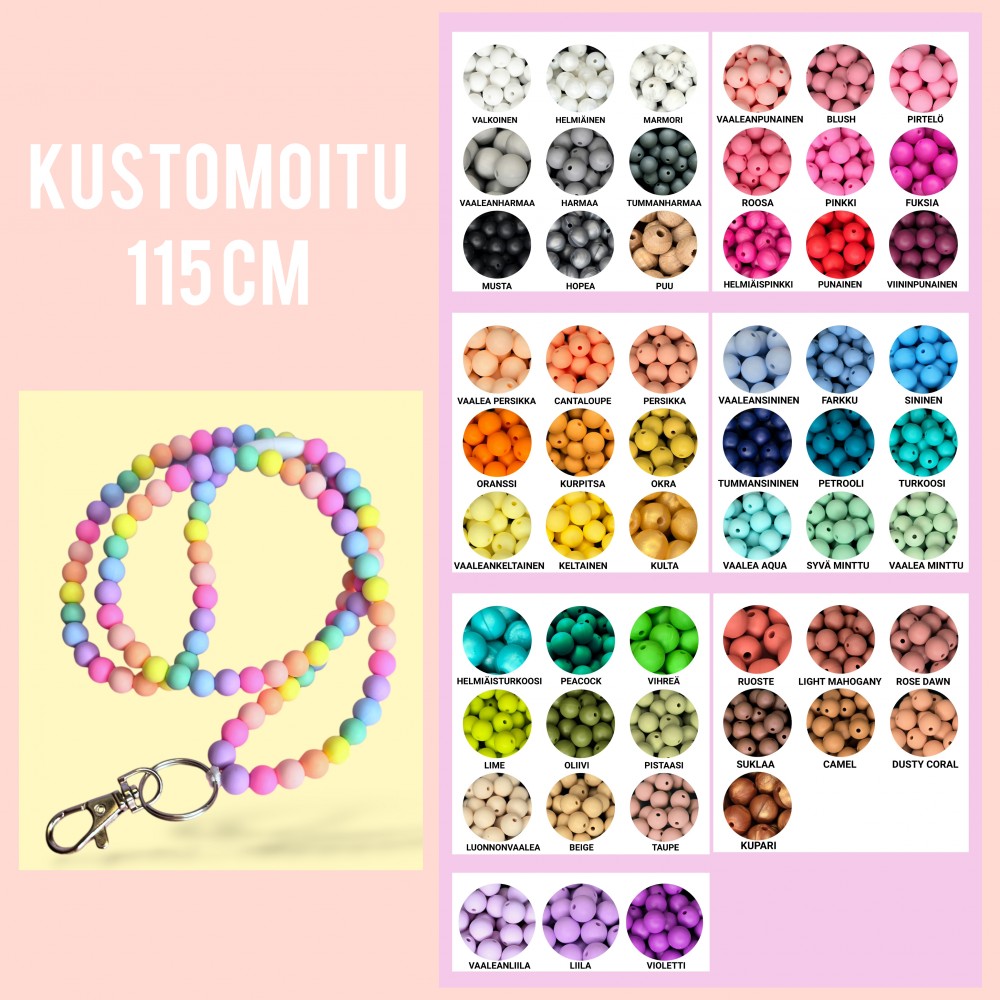 Avainkaulanauha omilla toiveilla | 115 cm