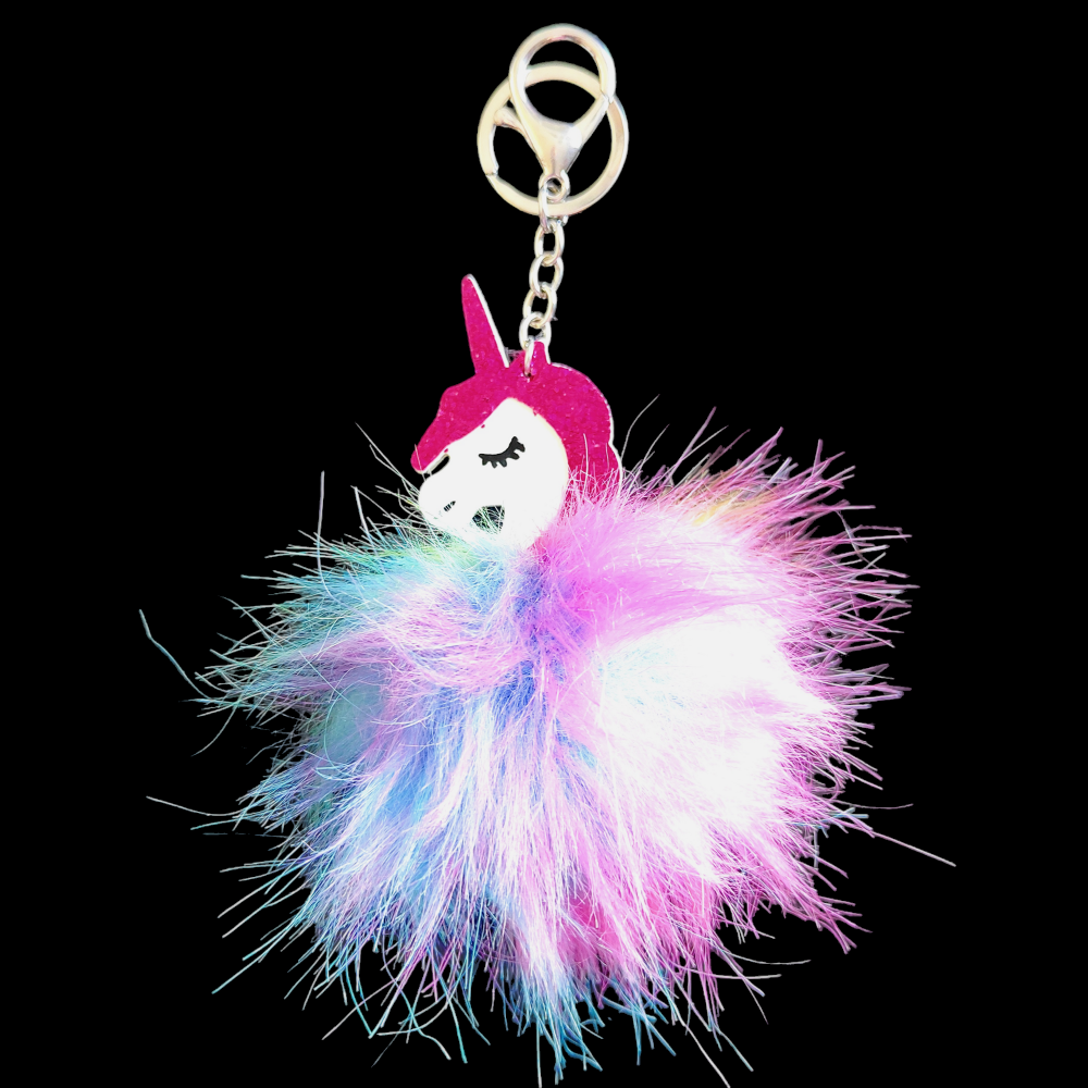 Avaimenperä/ laukkukoriste - Unicorn Dark