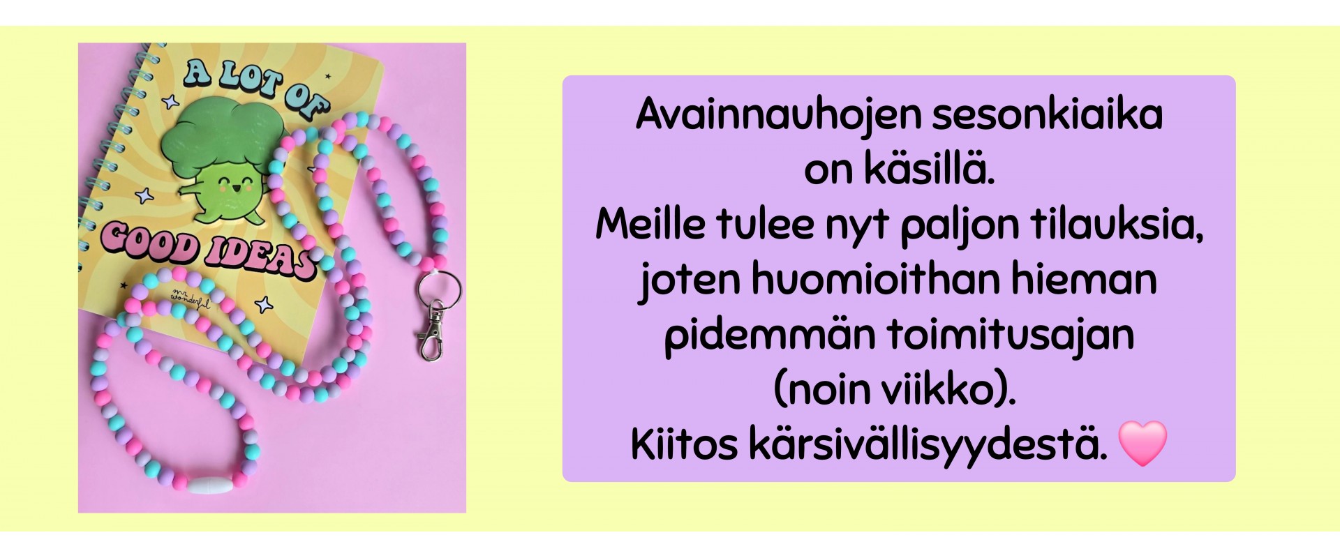 Sesonkiaika on päällä