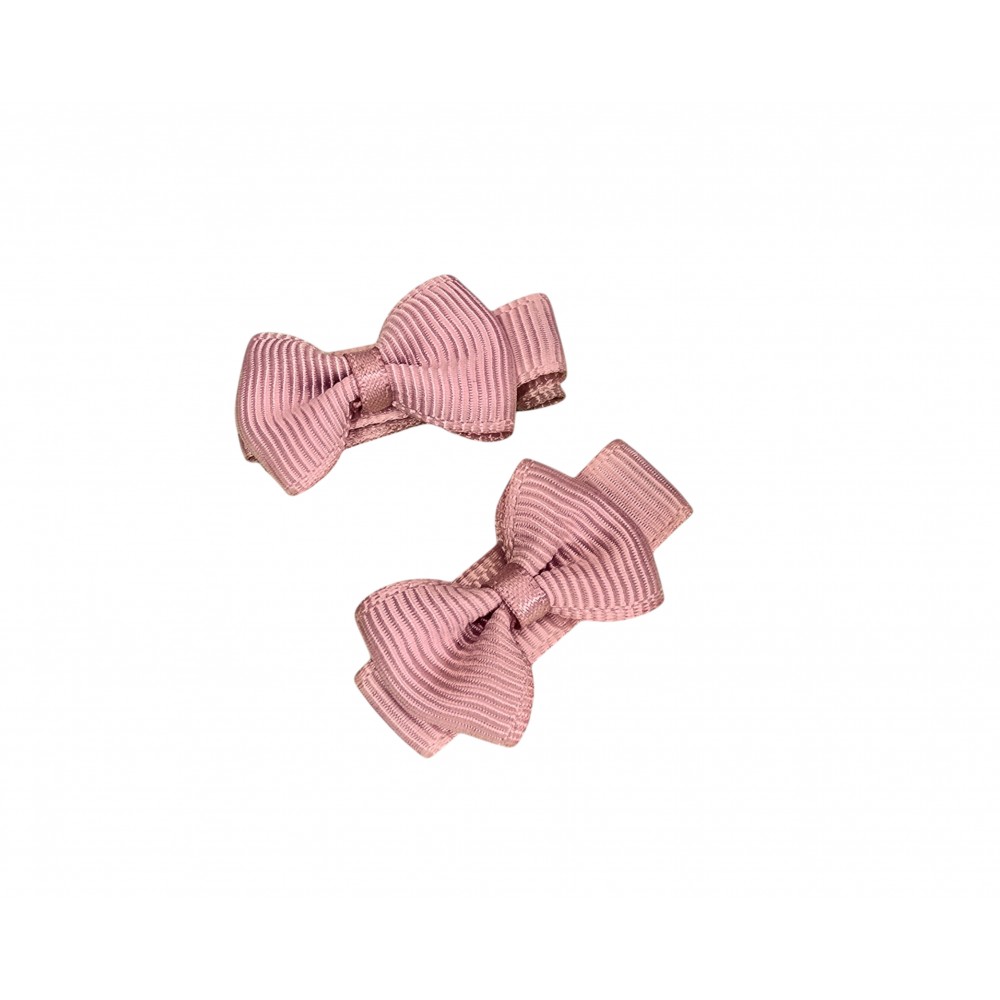 Pehmustetut rusettipinnit 2 kpl (mini) | Dusty Rose