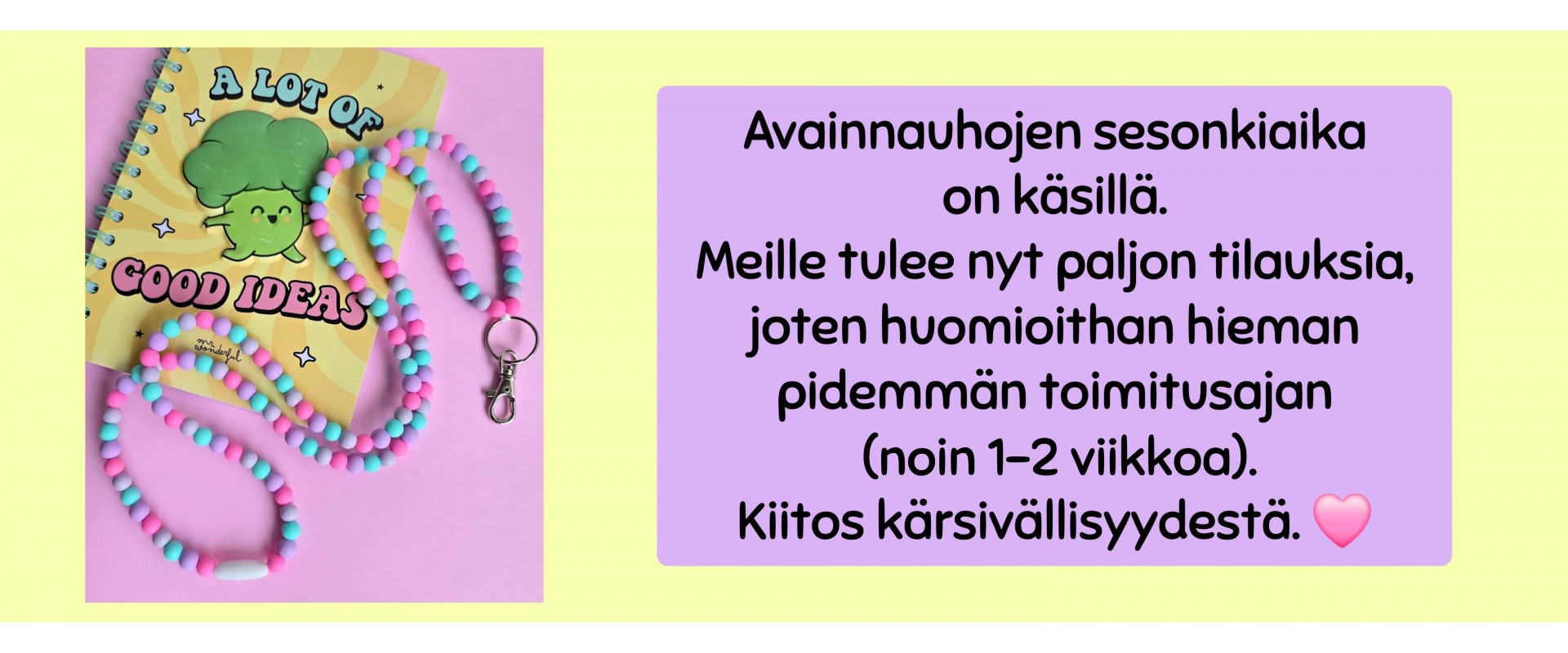 Sesonkiaika on päällä