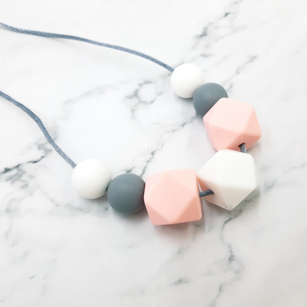 Imetyskoru - Baby pink grey 