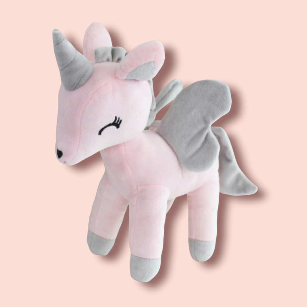 Yksisarvinen  - Vaaleanpunainen/harmaa M-koko