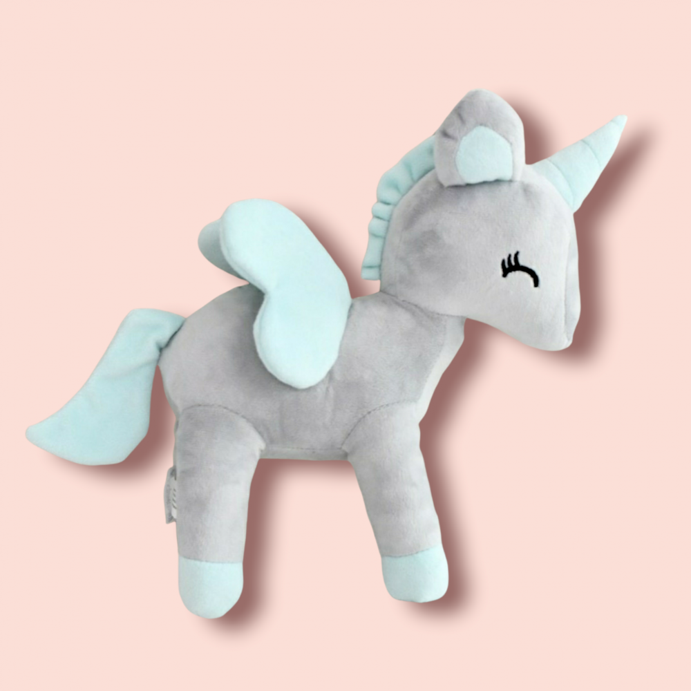 Yksisarvinen - Harmaa/minttu M-koko