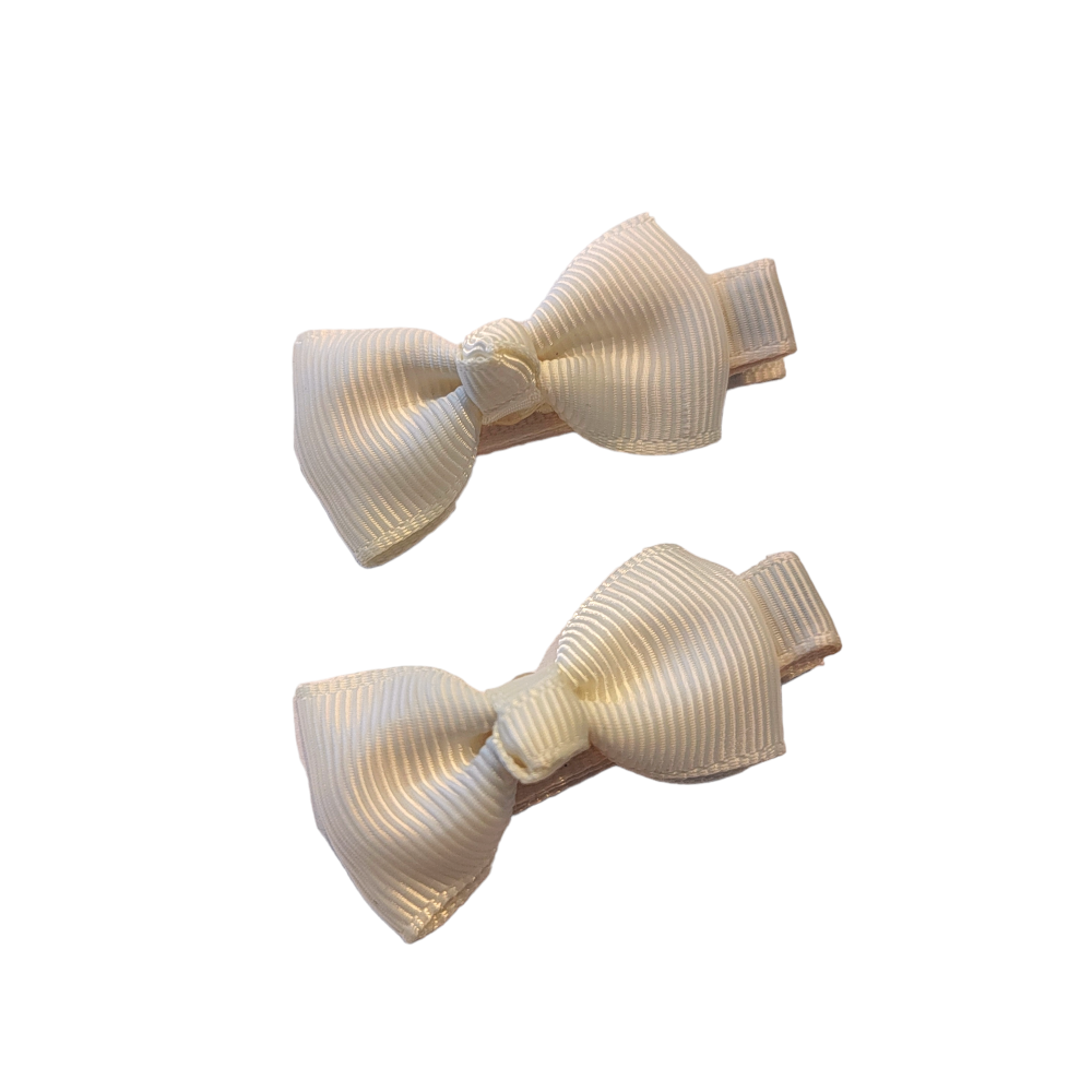 Pehmustetut rusettipinnit 2 kpl | Ivory