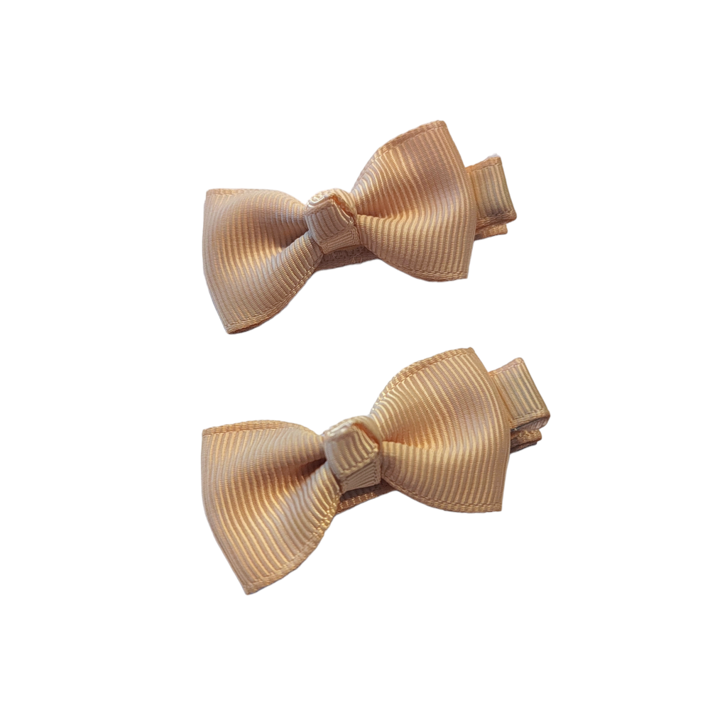 Pehmustetut rusettipinnit 2 kpl | Beige