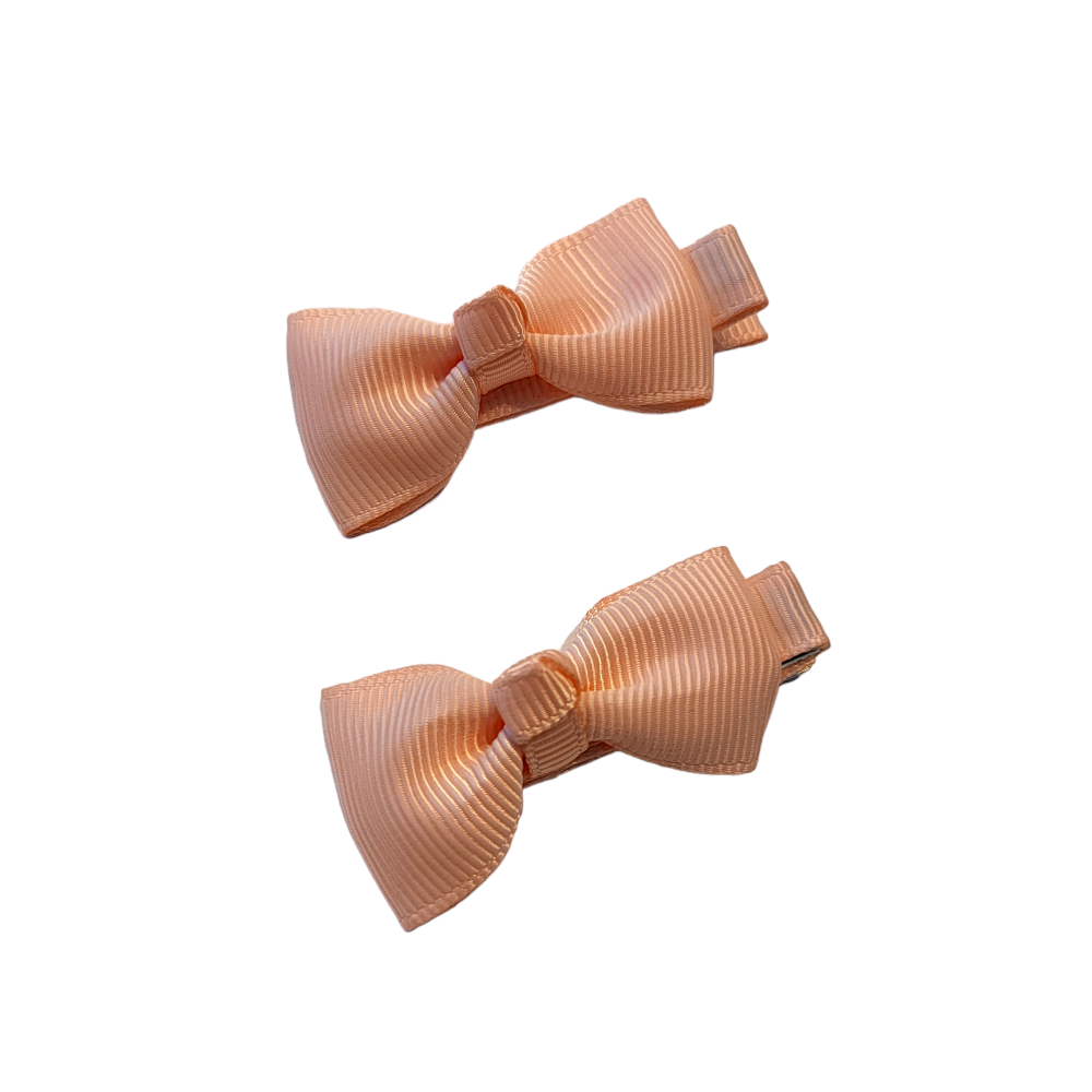 Pehmustetut rusettipinnit 2 kpl | Peachy Pink