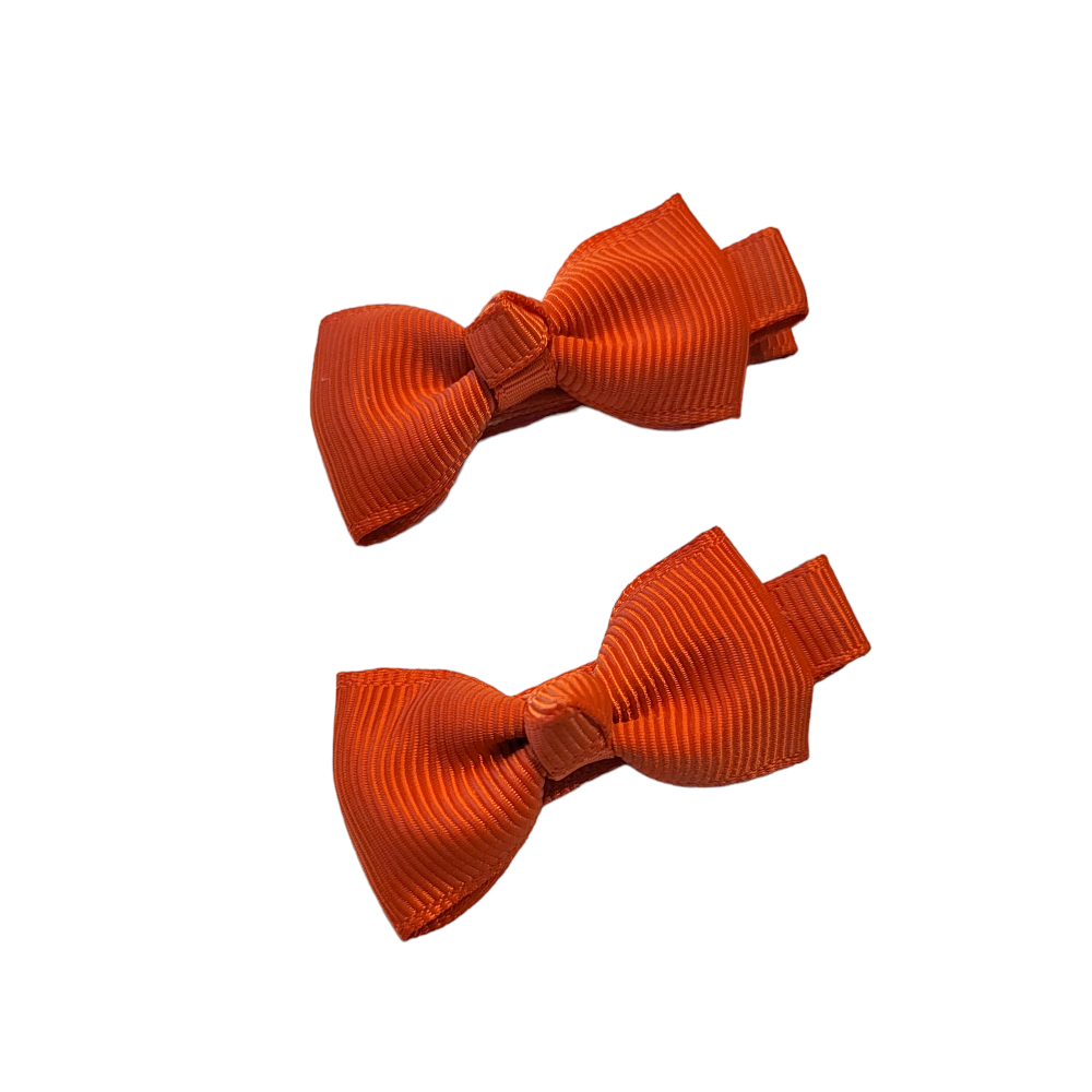 Pehmustetut rusettipinnit 2 kpl | Orange red