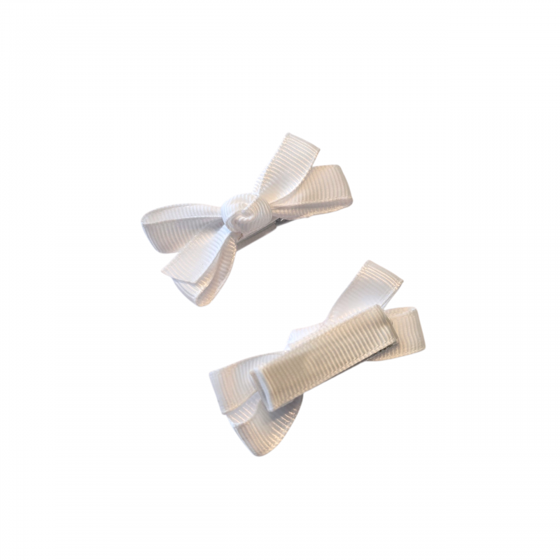 Lily rusettipinnit 2 kpl | White
