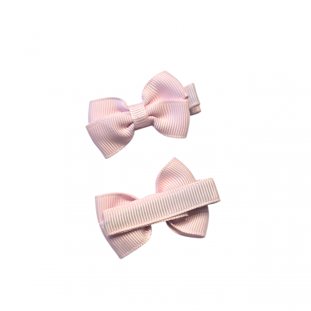 Luna rusettipinnit 2 kpl | Pale Pink