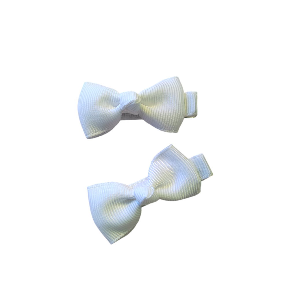Pehmustetut rusettipinnit 2 kpl | White Pehmustetut rusettipinnit 2 kpl | White