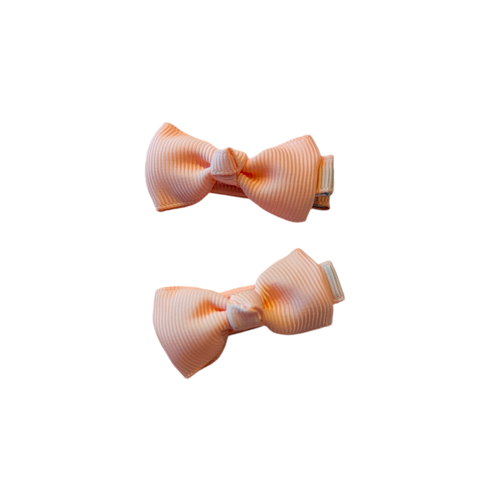 Pehmustetut rusettipinnit 2 kpl | Light Peach