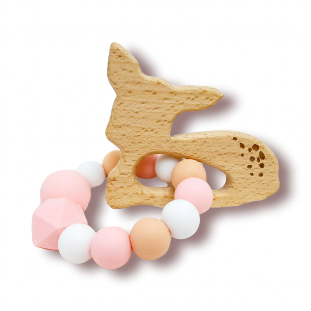 Puinen bambi - Baby pink peach Puinen bambi - Baby pink peach