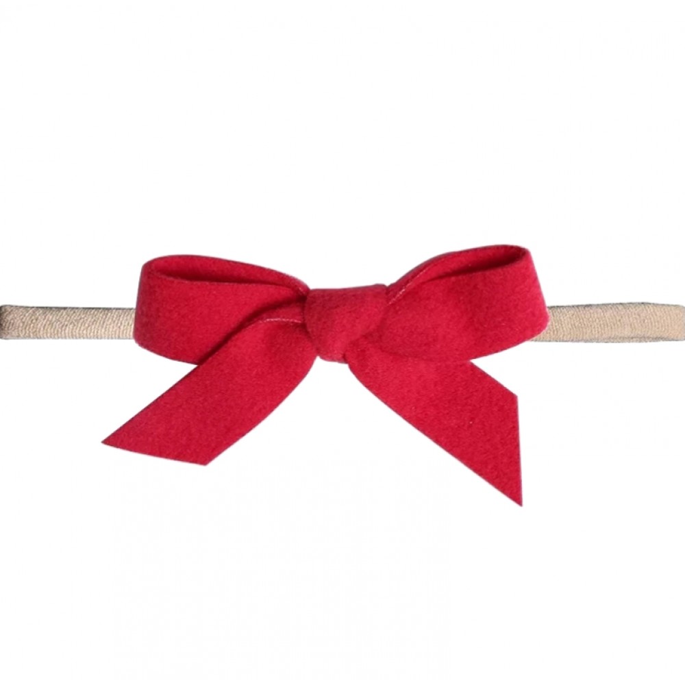 Rusettipanta - Red felt